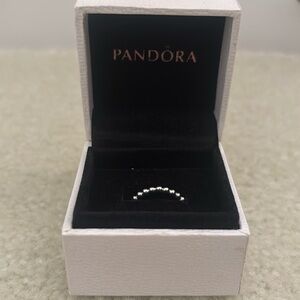 Like new Pandora stackable beaded ring size 5